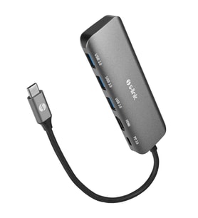 S-LINK SWV-USBC030 Type-C to HDMI 3xUSB3.0 1xPD Metal USB HUB ve Çevirici(1923) - LOHO5400-1954