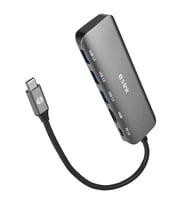 S-LINK SWV-USBC030 Type-C to HDMI 3xUSB3.0 1xPD Metal USB HUB ve Çevirici(1923) - LOHO5400-1954