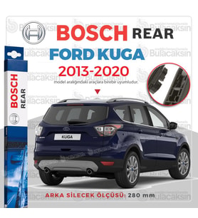 Bosch Rear Arka Silecek Ford Kuga 2013-2020 ile uyumlu (Siyah)