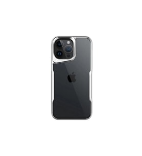 iPhone 16 Pro Max Kılıf Boyi Silikon Kapak - Gümüş