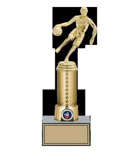 ODAK KUPA - Figürlü Kupalar - Basketbol Kadın Figürlü Kupalar FG-008 C - 28 cm