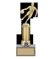ODAK KUPA - Figürlü Kupalar - Basketbol Kadın Figürlü Kupalar FG-008 C - 28 cm