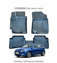 Hyundai i20 2014-2019 ile Uyumlu 3D Oto Paspas Premium