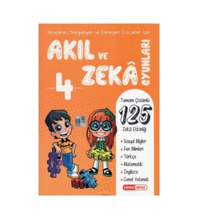Kırmızı Beyaz Yayınları 4. Sınıf Akıl ve Zeka Oyunları
