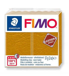 Staedtler Fimo Leather (Deri) Effect Polimer Kil 57 gr 179 Okra 