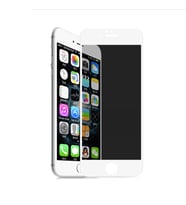 Apple iPhone SE 2022 Uyumlu Zore Rika Premium Privacy Temperli Cam Ekran Koruyucu (Beyaz)