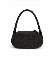 Roperast Onyx Noir El Yapımı Halat Tasarım Çanta (Siyah)