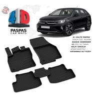 VW Taigo 4D Araca Özel Havuzlu Kauçuk Paspas 2021 Üzeri (Karışık)