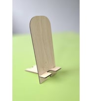 Masa Düzeni ve Şıklık İçin Ahşap MDF Telefon Standı
