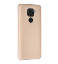 Xiaomi Redmi Note 9 Premium Silikon Kılıf Gold
