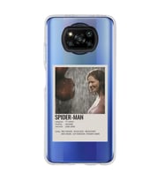 Poco X3 PRO / X3 NFC Uyumlu Spider Man Poster Tasarımlı Şeffaf Telefon Kılıfı