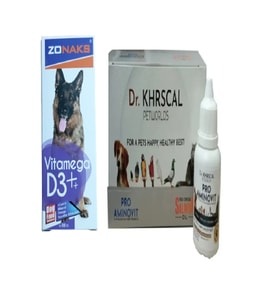 Köpek Vitamin ,Mineral ,Aminoasit Dr Aminovit 50 ml + Köpek D3 Vitamin 100 ML