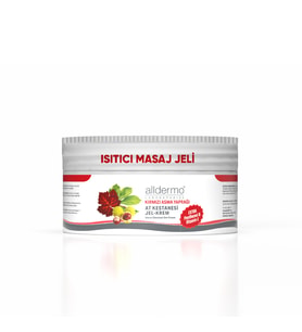 Alldermo At kestanesi Kırmızı Asma Yaprağı Isıtıcı jel Krem 250 ml