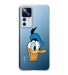 Xiaomi Mi 12t Pro  Kamera korumalı Kapak Donald Duck Tasarımlı  Şeffaf Kılıf