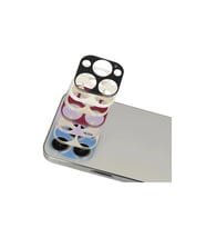 İphone 13 Pro Max Rainbow Kamera Lens Koruma Cam - Mor
