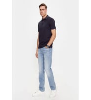 Guess LYLE SS POLO Erkek Lacivert T-shirt M5RP60K7O64-G7V2