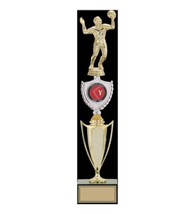 ODAK KUPA - Figürlü Kupalar - Voleybol Erkek Figürlü Kupalar FG-042 B - 46 cm