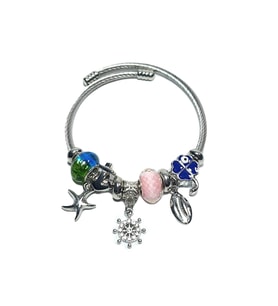 JTAW24ÇEB1446 JANTİ ÇELİK BİLEKLİK - PANDOORANIN CHARMLARI SILVER RENK KARARMAZ