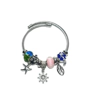 JTAW24ÇEB1446 JANTİ ÇELİK BİLEKLİK - PANDOORANIN CHARMLARI SILVER RENK KARARMAZ
