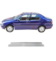 Fiat Siena Krom Cam Çıtası Takımı 4Prç Paslanmaz Çelik