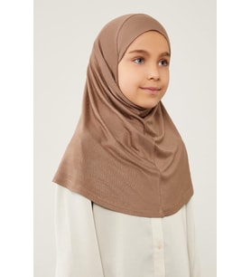 Lavender Pratik Çocuk Eşarp Karamel CPX0304
