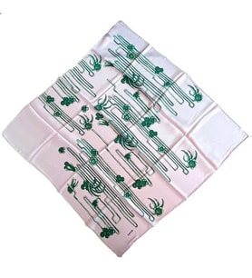 Aker Sura İpek Eşarp 36756 Pembe Karışık Desen