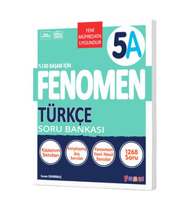 FENOMEN 5.SINIF TÜRKÇE (A) SORU BANKASI