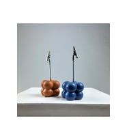 Bubble Not Tutucu 2'li Set ( Terracota - Gri Mavi )