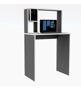 Kenzlife bilgisayar çalışma masası alonso70 gri ofis sekreter laptop