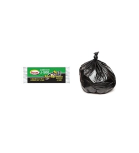 J-500 Jumbo Boy Çöp Torbası 80 x 110 cm 10 Lu Rulo x 1 Paket = 10 Adet (Siyah)