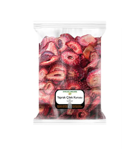 Kurutulmuş Çilek 1 Kg Kuru Çilek Dilimlenmiş Çilek Kurusu Yaprak Çilek
