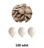 Kum Beji Balon 12" - 30 cm Lateks Kum Beji Renk Balon 100'lu Paket