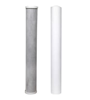 Su Arıtma 20 inch 5 Micron Tortu ve Blok Aktif Karbon Filtresi