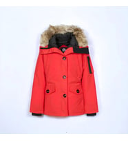Canada Goose Kırmızı Kaz Tüyü Mont