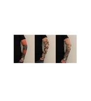 Giyilebilir Dövme 3 Çift 6 Adet Kol Çorap Dövmesi Sleeve tattoo Set22