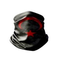 Motobir Baf-Bandana Türk Bayrak Siyah Desen (Renksiz)