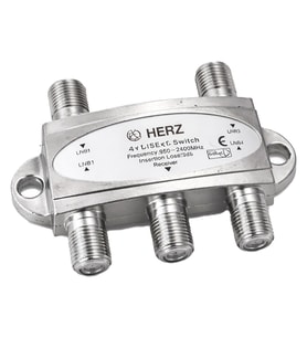 Herz 4x1 950-2400MHz 3dB Diseqc Switch Uydu Birleştirici