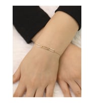 Küçük 3'lü Ataş Bileklik (Gold)