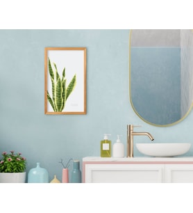 BK Home Banyo Dekoratif Retro Ahşap Tablo-9