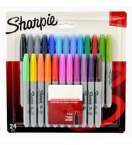 Sharpie Permanent Marker Kalem Fine Uç 24 Renk Set 