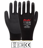 Beybi B-FLEX120 9Beden 12li Micro Köpük Nitril Eldiven (4131X)