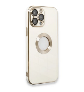 iPhone 13 Pro Max Kılıf Store Silikon - Beyaz