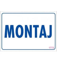 Pvc Levha quot;Montajquot; 17,5*25 cm