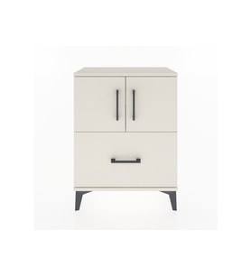 Arges Komodin 2 Raflı Tek Çekmeceli 2 Kapaklı 60x30x80 Aytaşı-Aytaşı