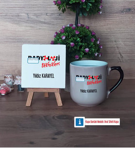 Radyoloji Teknikeri Dekoratif Taş, Kupa Bardak Kırmızı Hediye (Model 9)