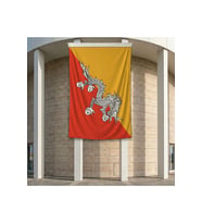 Bhutan Bayrağı 140gr Premium Raşel Kumaş 200x300 cm