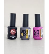 Kalıcı Oje Seti Primer 15ml+ Uno Stron Base 15ml+Uno Daımond Top Coat 15ml