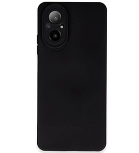 Realme 12 Lite Kılıf Nano içi Kadife Silikon - Siyah