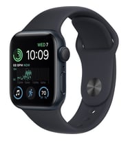 Apple Watch Se Gps 40MM Midnight Aluminium Case With Midnight Sport Band - Regular MNJT3TU/A (Siyah)