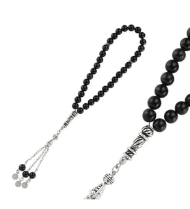 Doğaltaş Metal Püsküllü Mavi Yıldız Taşı Tesbih SL2342